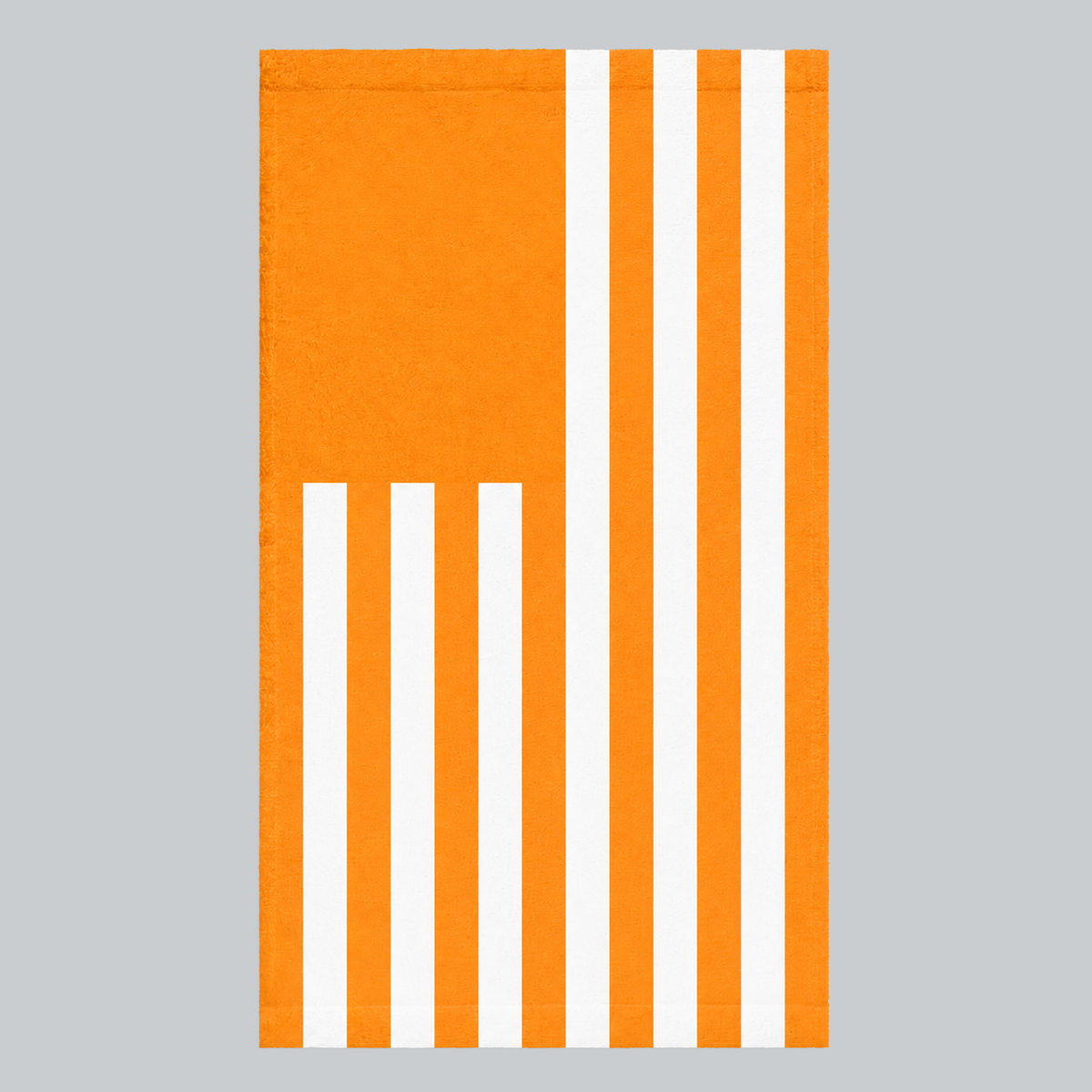 Tech Tool Signature Hand Towel in Mango Orange, full front flag design | Color: Mango Orange