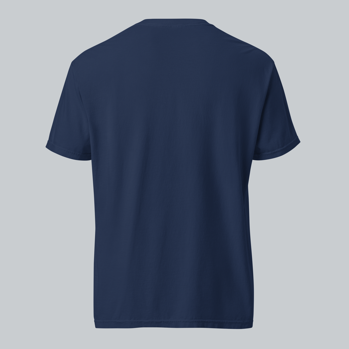 Tech Tool Texas Embroidered Tee, True Navy, plain back view | Color: Navy