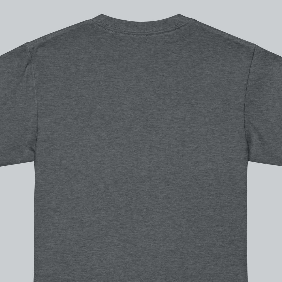 Tech Tool Unisex Youth Core T-Shirt in Dark Heather, ribbed back collar and shoulder detail | Color: Dark Heather