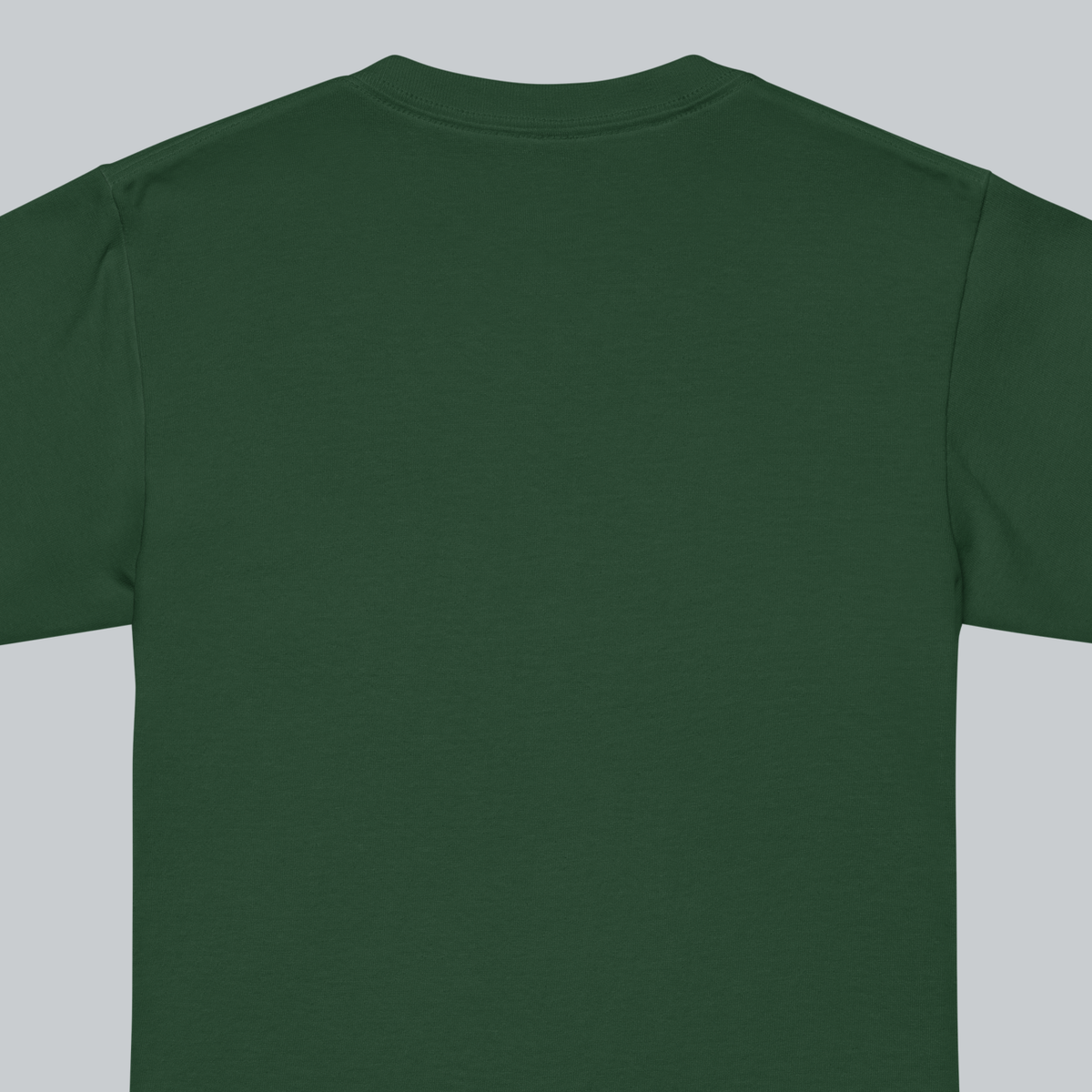 Tech Tool Unisex Youth Core T-Shirt in Forest Green, ribbed back collar and shoulder detail | Color: Forest Green