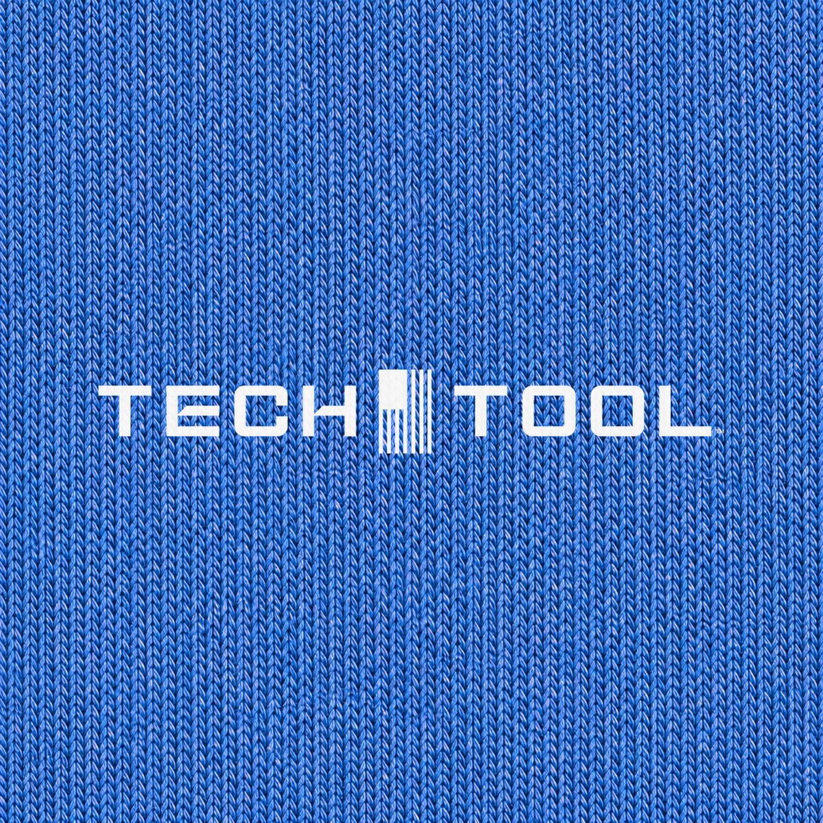 Tech Tool Unisex Youth Core T-Shirt in Royal, printed Tech Tool logo and jersey fabric detail | Color: Royal