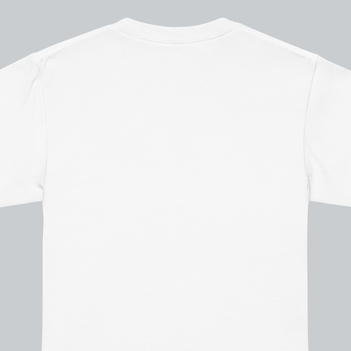 Tech Tool Unisex Youth Core T-Shirt in White, ribbed back collar and shoulder detail | Color: White