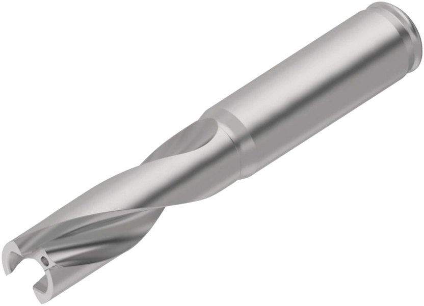 Kennametal KenTIP FS modular drill body without an installed tip — representative manufacturer platform image; body and tip compatibility depends on the selected configuration.