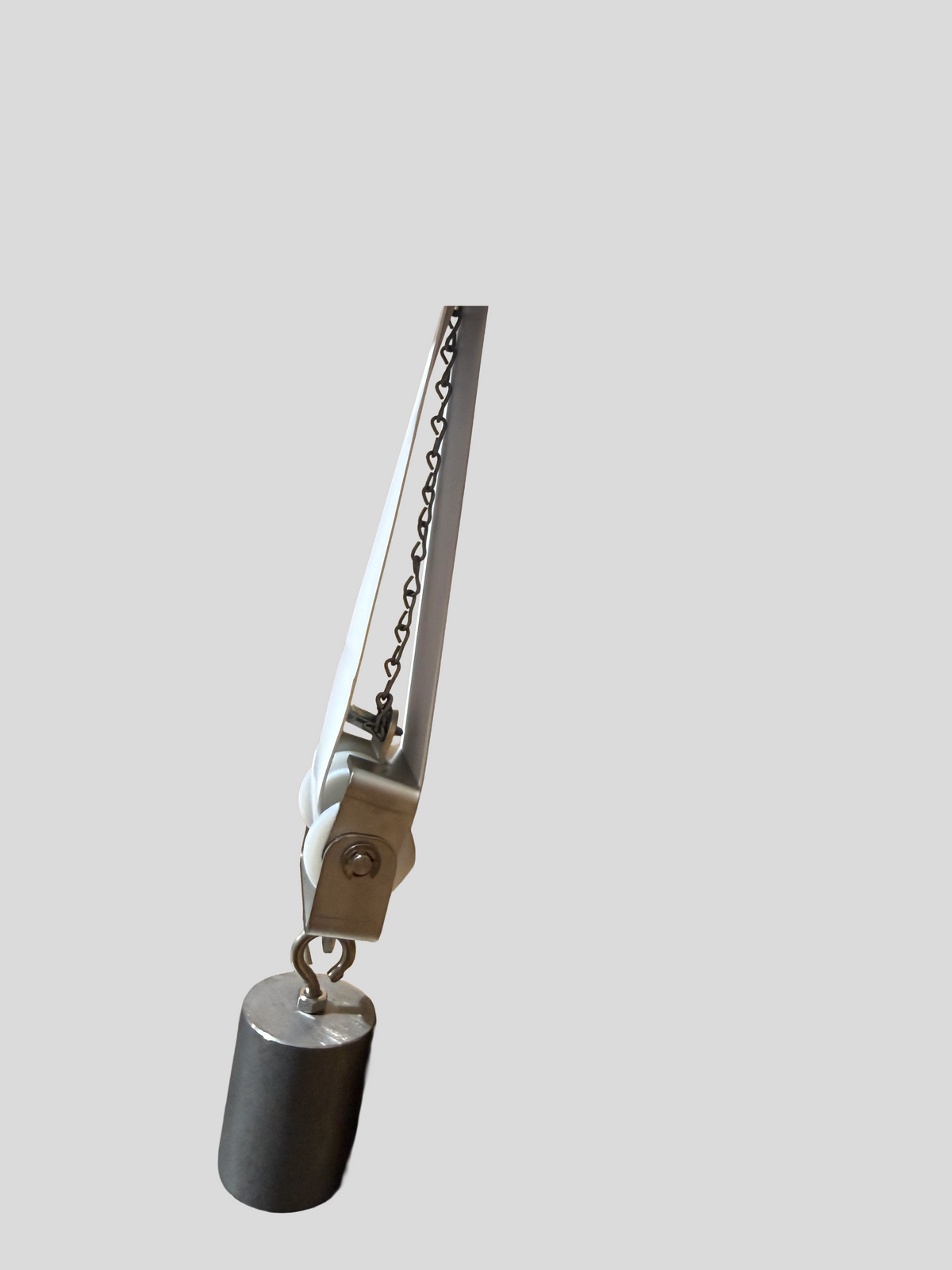 Zebra 120-inch hanging pulley assembly for 2-inch belts — manufacturer view 2.