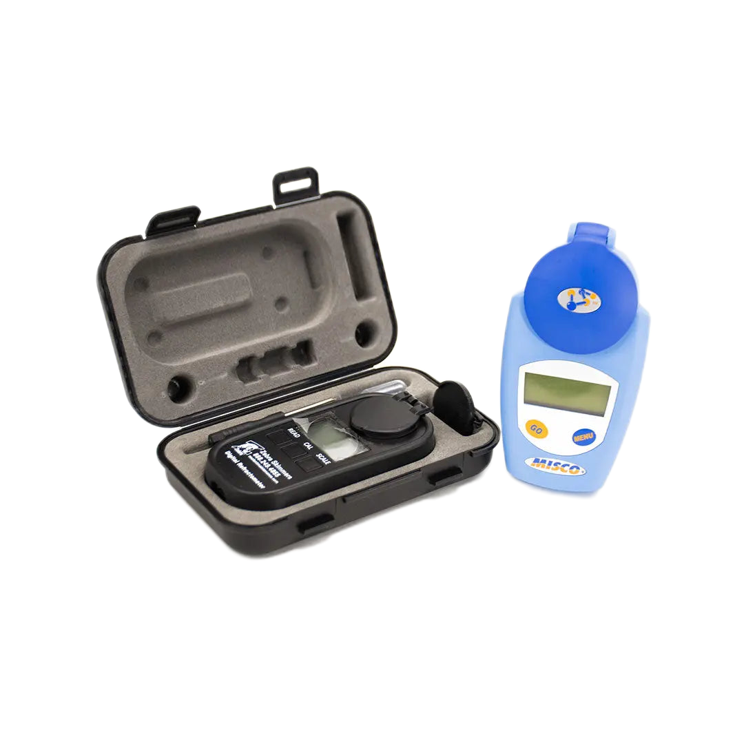 Zebra brix digital refractometer; representative manufacturer family image. Exact configuration and included components vary by selected SKU.